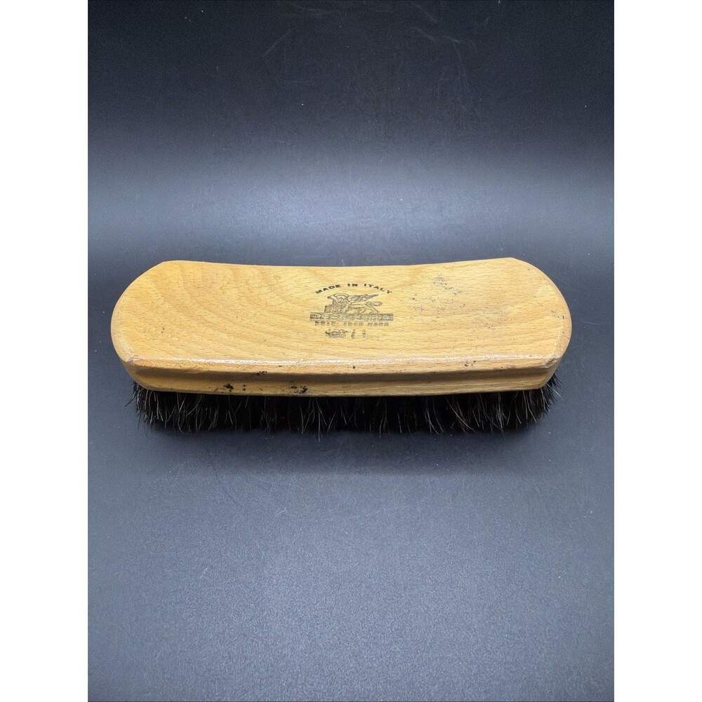 Vintage Acca Kappa Shoe Shine Brush 450/1 Horse Hair Made in Italy